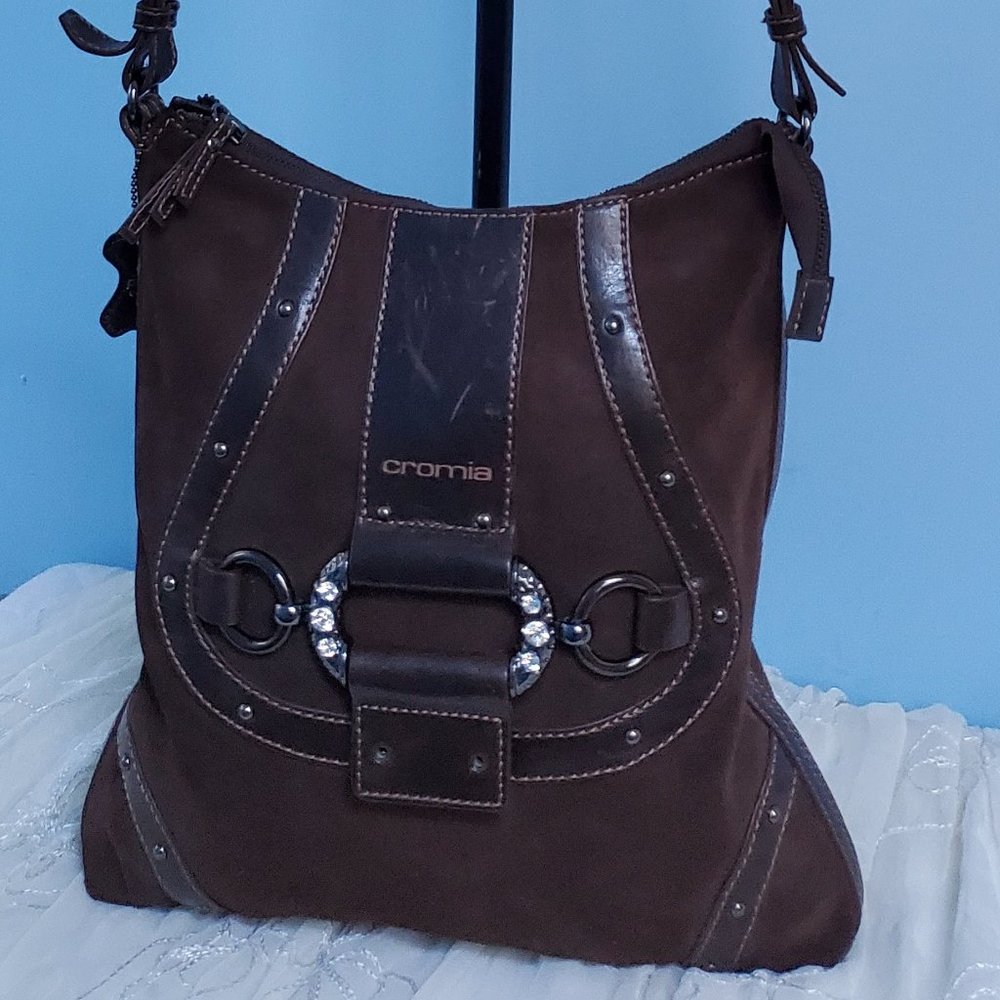 Cromia per Peruzzi Brown Leather Bag